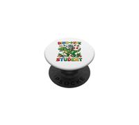 Dino-Mite Student Robot Equitazione Dinosauro Blocchi PopSockets PopGrip Adesivo