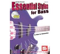 Dino monoxe Los: Essential Styles For Bass - Book/Cd Set - beginning - Intermediate (Note e spartito), in lingua tedesca