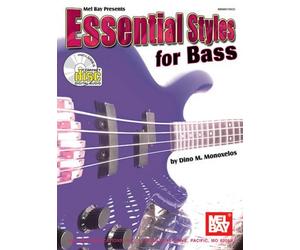 Dino monoxe Los: Essential Styles For Bass - Book/Cd Set - beginning - Intermediate (Note e spartito), in lingua tedesca