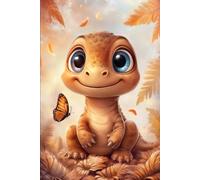 Dino-Notizbuch 160 Seiten Liniert - Schreibspaß für kleine Dino-Fans. Dino-Zeichnungen, Schulzubehör.: Kinderfreundliches Schreibheft mit süßem Dinosaurier-Motiv für Schule, Abenteuer und Kreativität.