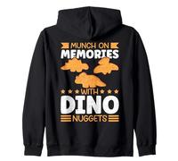 Dino Nuggets Chicken Snack Memory Bite Felpa con Cappuccio