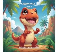 Dino Pals: A Coloring Book for Kids