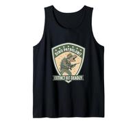 Dino Patrol Unit Estinto ma Deadly Warrior Art Canotta