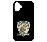 Dino Patrol Unit Estinto ma Deadly Warrior Art Custodia per iPhone 16 Plus