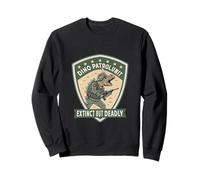 Dino Patrol Unit Estinto ma Deadly Warrior Art Felpa