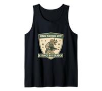 Dino Patrol Unit Estinto ma Mortale Guerriero Art Triceratopi Canotta