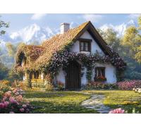 Dino - Puzzle Cottage nella valle - 100 Pezzi