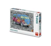 Dino Puzzle Hippies Volkswagen 500 pezzi