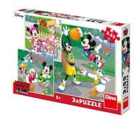 Dino - Puzzle MICKEY E MINNIE sporters 3x55 - 40-99 Pezzi