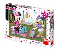 Puzzle Minnie e Daisy a Parigi 24 pezzi