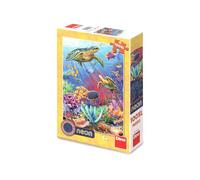 Dino - Puzzle Mondo subacqueo 100 XL neon - 100 Pezzi