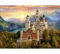 Dino - Puzzle Neuschwanstein dipinta - 1000 Pezzi