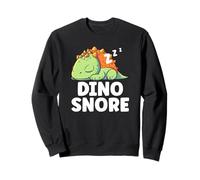 Dino Russare Divertente Gioco di Parole Che Dorme Stanco sonnellino Dinosauro Felpa