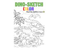 Dino-Sketch COLOR: + find the hidden stars