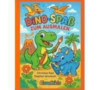 Dino Spaß zum Ausmalen für Kleinkinder. Einfach & Spaßig für kleine Künstler ab 1 Jahr: Großartige Dino-Motive mit dicken Linien - perfekt für kleine ... die Freude am Ausmalen für Kinder ab 1 Jahr.