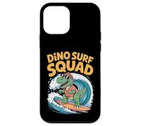 Dino Surf Squad - Vibrazioni estive divertenti di dinosauri da surf Custodia per iPhone 12 mini