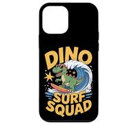 Dino Surf Squad - Vibrazioni estive divertenti di dinosauri da surf Custodia per iPhone 12 mini
