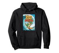 Dino Surf Squad - Vibrazioni estive divertenti di dinosauri da surf Felpa con Cappuccio