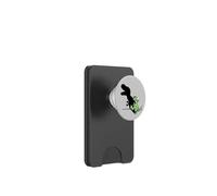 Dino T-Rex ombra ombra Dino T-Rex gioco dinosauro comico PopSockets PopWallet per MagSafe