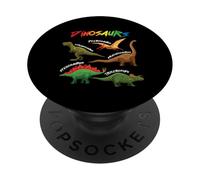 Dino Tirannosauro Dinosauro Triceratopo Pteranodon Stegosauro PopSockets PopGrip Adesivo