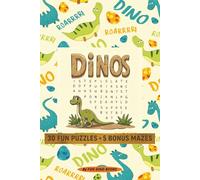 Dino Word Search: Fun Dinosaur Crossword Puzzle Book for Kids 8-12 - Learn Prehistoric Words, Discover Fossils, and Have Jurassic Fun