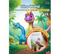 Dino World: Clay Colouring Book for early language development.