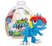DINOBYTES Dilo - Action figure Dinosauro Articolato con elmetto e funzioni di combattimento -Regalo ottimo per Bambine e Bambini dai 4 anni in su