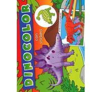 Dinocolor arancio. Con adesivi