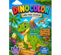 DINOCOLOR: Libro para colorear de dinosaurios para niños