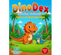 DinoDex Volume 1: Giant Dinosaurs Coloring Book for Kids