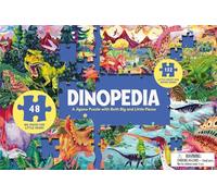 Dinopedia Jigsaw Puzzle: A 180-Piece Dinosaur Jigsaw Puzzle with Both Big and Little Pieces