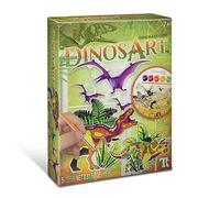Dinos Art- Acchiappasole DinosArt | Kit Creativo a Tema Dinosauri T-Rex Decorativi per finestre, Multicolore, Medio, DA15012