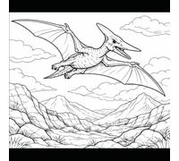 Dinosaur Adventure Coloring Book for Kids Ages 3-6