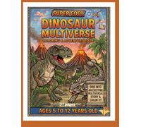 Dinosaur Adventure Coloring Book for Kids: Comic Style Stories & Fun Pages: Roar & Explore: Dinosaur Coloring Book with Fun Comic Stories
