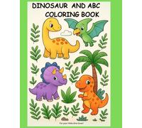 Dinosaur and ABC Coloring Book