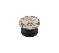 Dinosaur Bones Prehistoric Animal Fossilized PopSockets PopGrip Adesivo