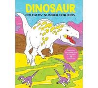 Dinosaur Color by Number for Kids (Tascabile)