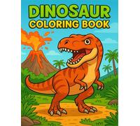 Dinosaur Coloring Book: 50 Unique Dinosaur Coloring Pages with Names | Fun and Relaxing Prehistoric Scenes for Kids, Teens, and Adults Who Love Dinosaurs