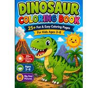 Dinosaur Coloring Book for Children: Simple Dinosaur Pictures to Learn and Color