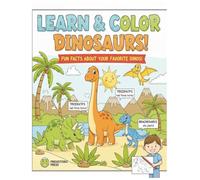 Dinosaur Coloring Book for Kids Ages 2-6: Fun and Easy Large Print Dinosaur Pages for Toddlers and Preschoolers: 30 Simple and Cute Dinosaur Coloring ... for Toddlers, Preschool, and Kindergarten