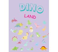 Dinosaur Coloring Book for Kids: Dino Land