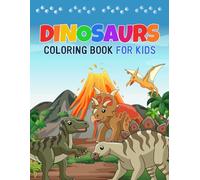 Dinosaur Coloring Book for Kids: Fun and Easy Cartoon Designs for Children to Color