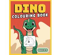 Dinosaur Colouring Book for Kids Age 3-5: 20 Cute Dino to Colour with Fun Facts - A Simple and Educational Activity Book for Todlers and Preschoolers