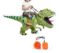 Dinosaur Costume - Premium Performance Suit, Features High-Velocity Long-Life Fan Motor for Continuous Robust Inflation | Industrial-Strength Ultra-Seal Technology Ensures Shape Retention Thro