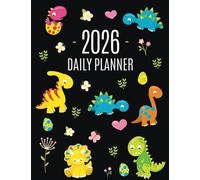 Dinosaur Daily Planner 2026: For All Your Monthly Appointments! | Cool 12 Months Prehistoric Animal Organizer (January-December)