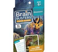 Dinosaur Discovery Trivia Deck! - Brain Busters Dino Flash Cards | Prehistoric Trivia Games for Adults & Kids | Learn About the Age of Dinosaurs