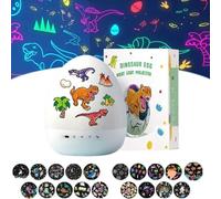 Dinosaur Egg Night Light Projector,Dinosaur Egg Galaxy proiettore Stelle soffitto Bambini,proiettore di Disegno,Luce Notturna Dinosauri,Luce Notturna Bambini Fai da Te,Luce Notturna Bambini-A