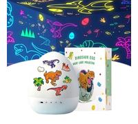 Dinosaur Egg Night Light Projector,Dinosaur Egg Galaxy proiettore Stelle soffitto Bambini,proiettore di Disegno,Luce Notturna Dinosauri,Luce Notturna Bambini Fai da Te,Luce Notturna Bambini-A