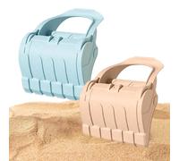 Dinosaur Excavator Claw Toys - 2 Pack Sand Snow Shovels | Hard Grip Hand Digging Tools For Kids | For Sandcastles Snowmen Summer Winter