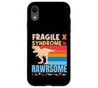 Dinosaur Fragile X è una fantastica consapevolezza della sindrome dell'X fragile Custodia per iPhone XR
